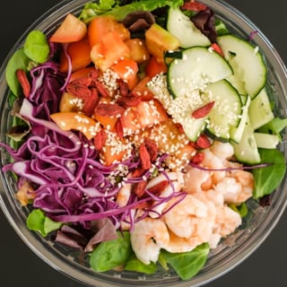 Buffalo Shrimp Salad